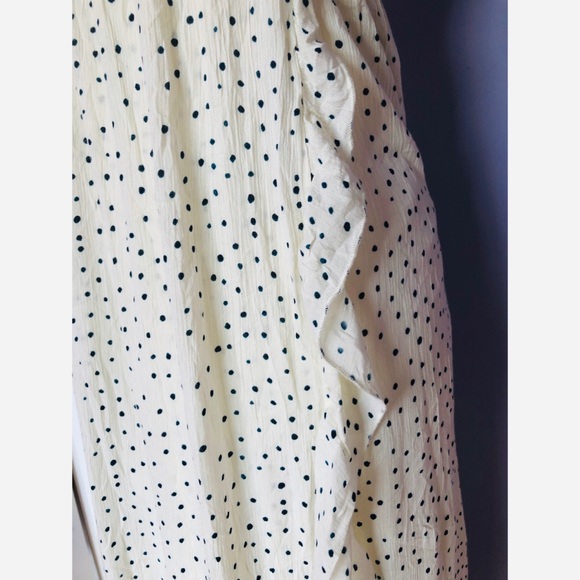 Anthropologie PATRONS OF PEACE Cream Smock Tube Midi Dress - Picture 6 of 7